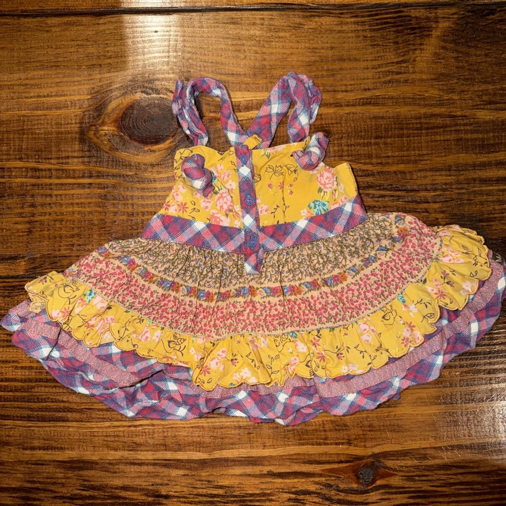Matilda Jane 18-24 Months Sophie Knot Top/dress Friends Forever Gold Label